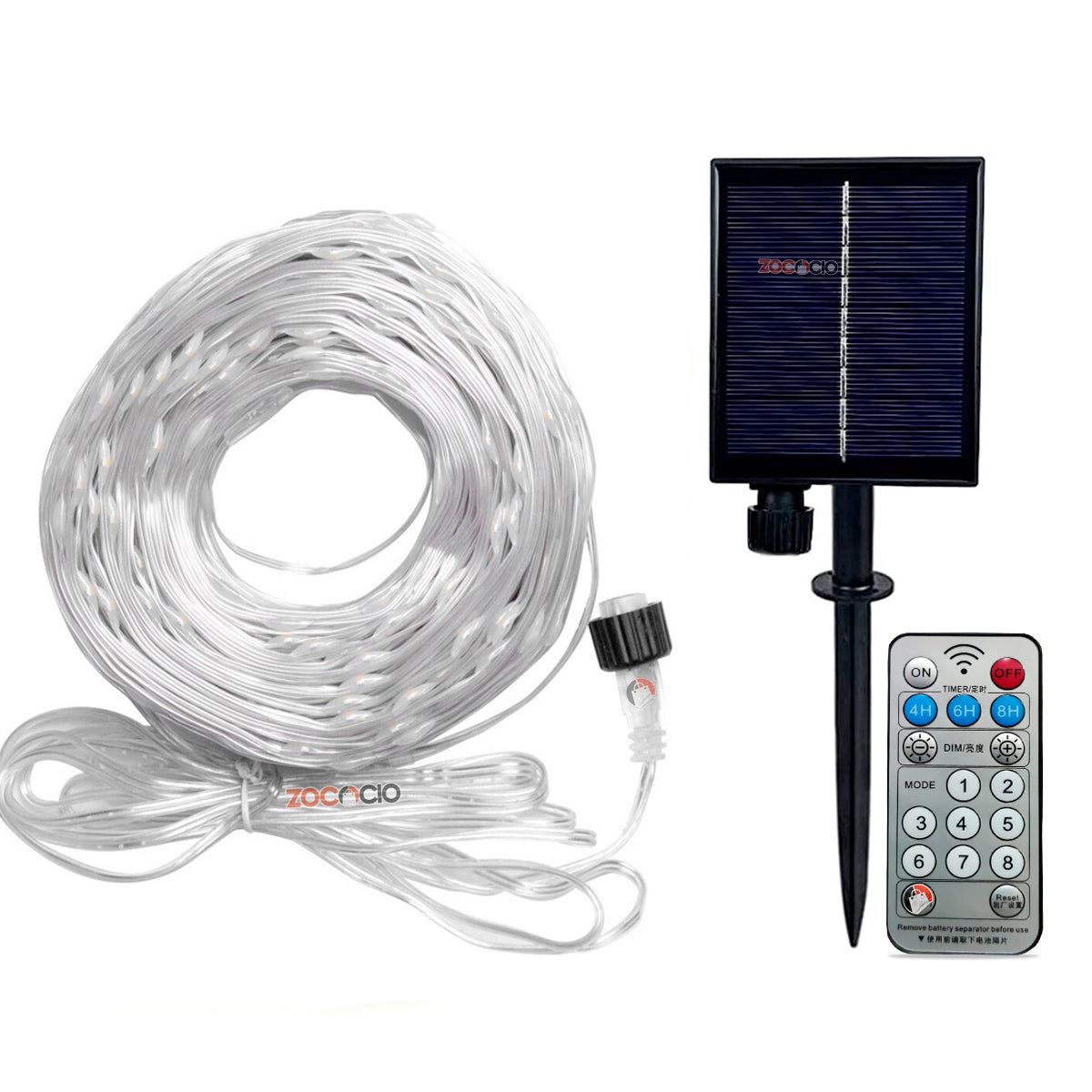 Luces led navideñas con panel solar 10, 20 y 30 Metros- Navilight Solar