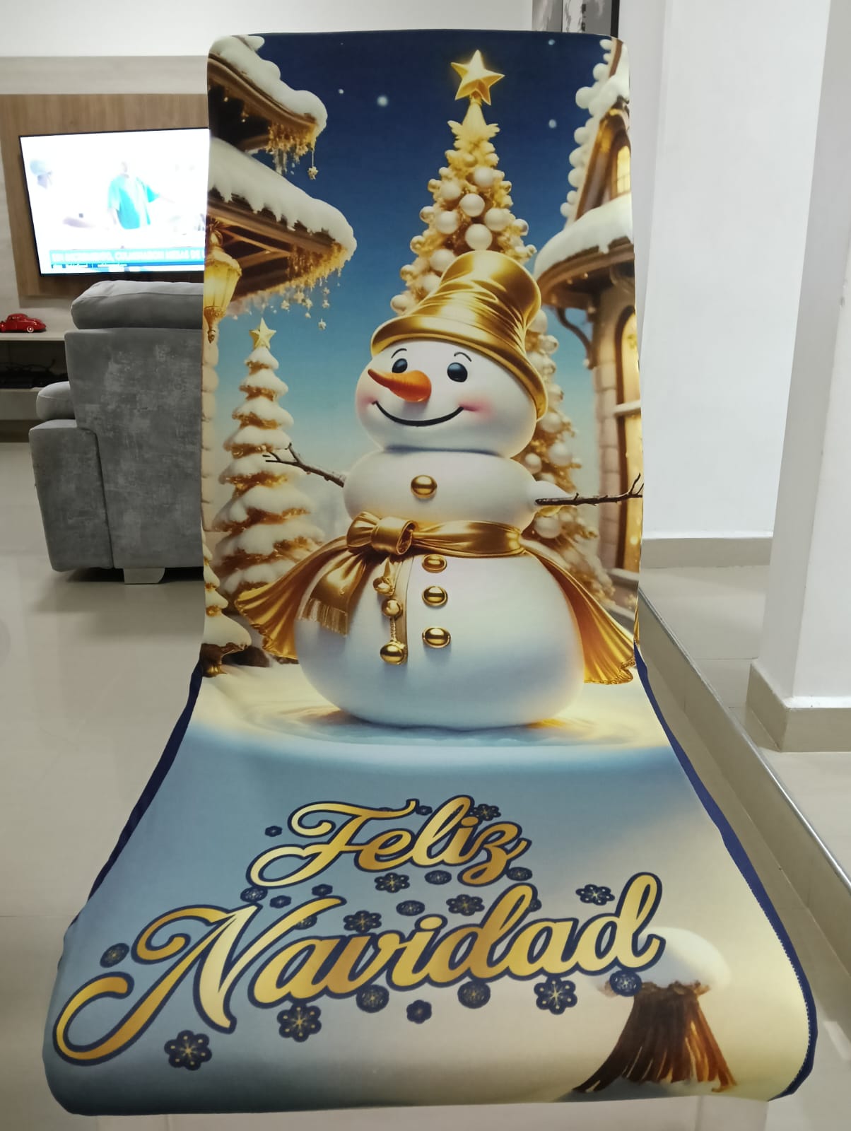 Set X4 O X6 Unidades Forros Protector Navideño Sillas de Comedor