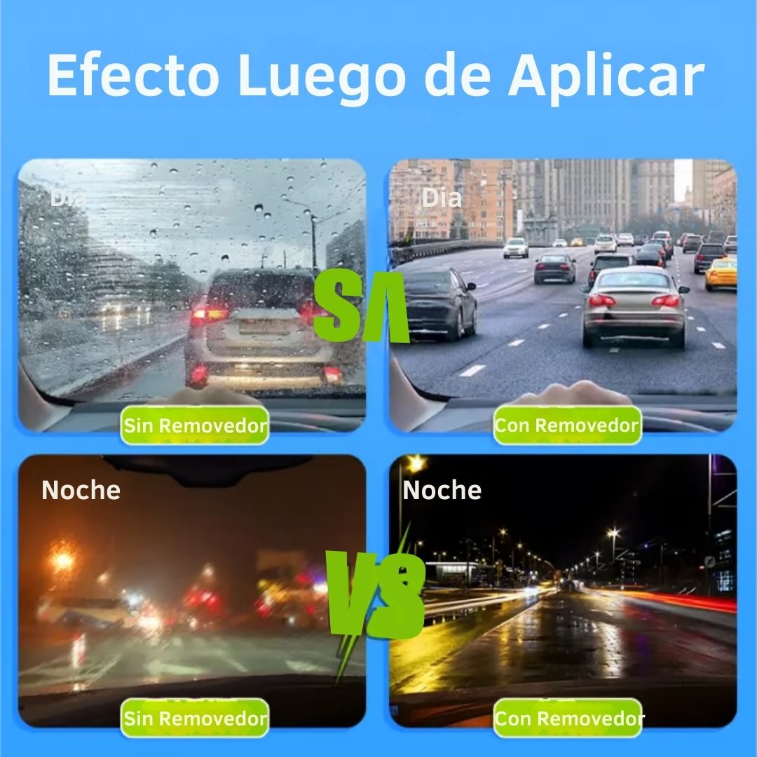 Removedor de gota seca de Vidrio para vehiculos