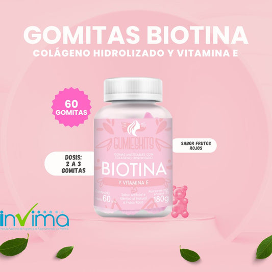 Gomitas Biotina Vitamina E X 60 Unid