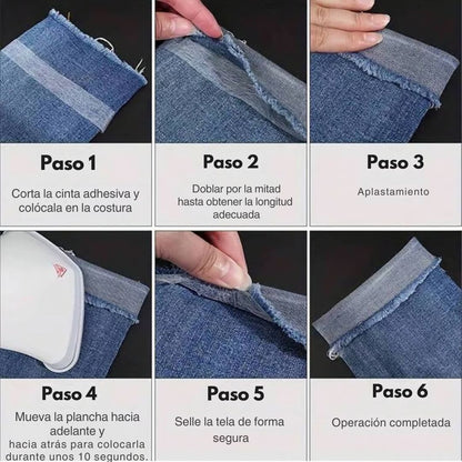 Cinta Termoadhesiva para tela X 3 Rollos