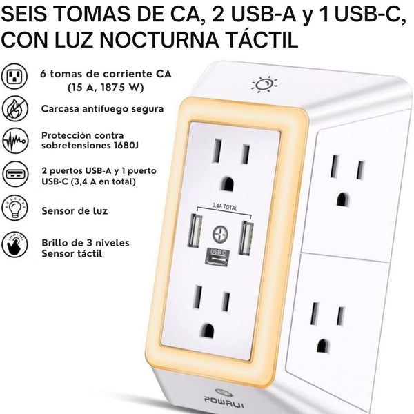 Protector Multienchufe Inteligente
