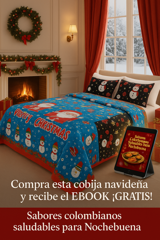 Cobija Navideña La Navidad más calientica