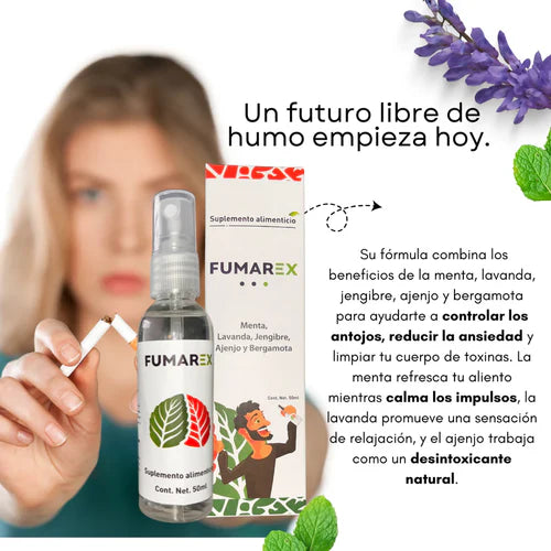 FUMAREX™ Solución Natural para Dejar de Fumar PAGA 1 Y LLEVAS 2