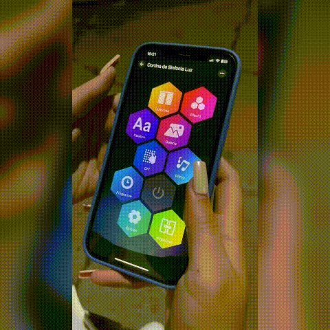 Cortina de Luces Mágicas LED