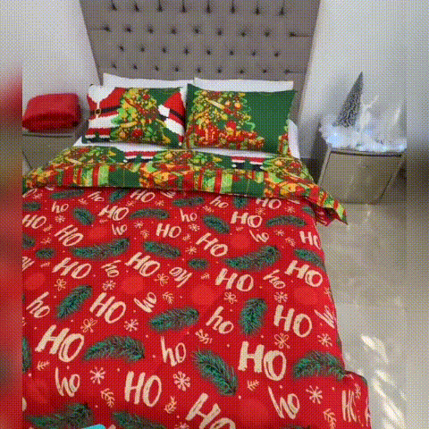 Edredón Navideño Doble Faz