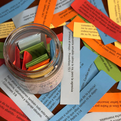 Frasco de Versículos Bíblicos PAGA 1 LLEVA 2