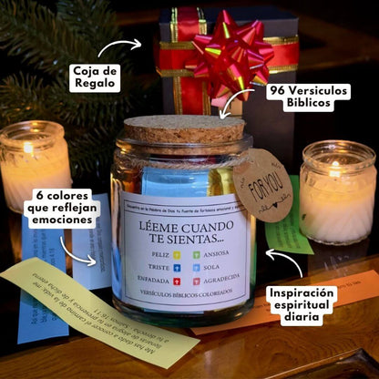 Frasco de Versículos Bíblicos PAGA 1 LLEVA 2
