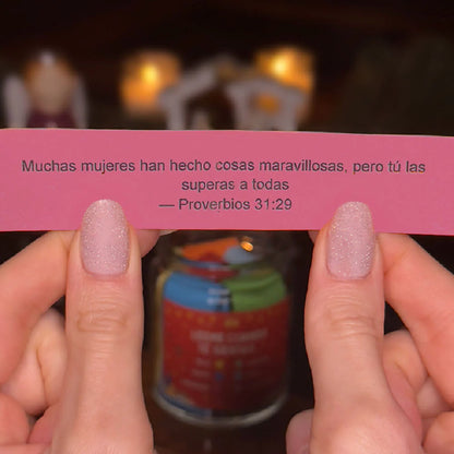 Frasco de Versículos Bíblicos PAGA 1 LLEVA 2