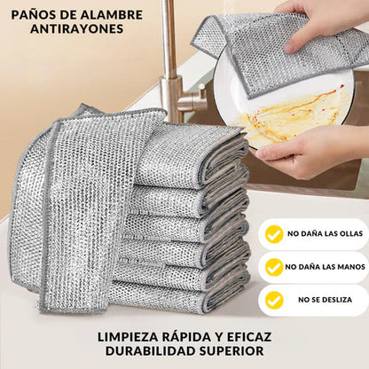 Paños de limpieza CleanPro Reutilizables ¡OFERTA! Pack X10 Unidades