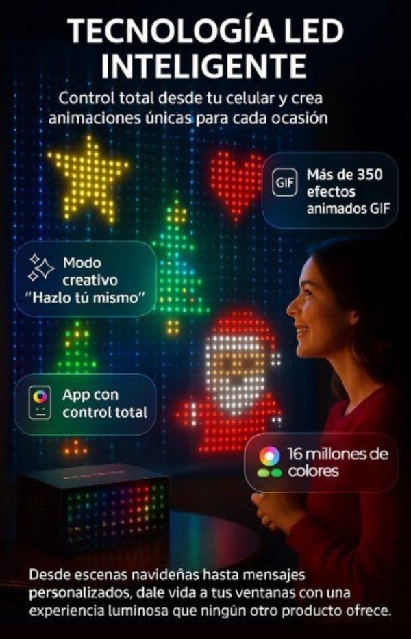 Cortina de Luces Mágicas LED