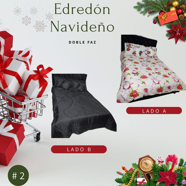 Edredón Navideño Doble Faz