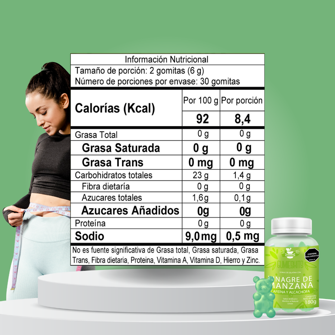 Gomitas Vinagre de Manzana X3