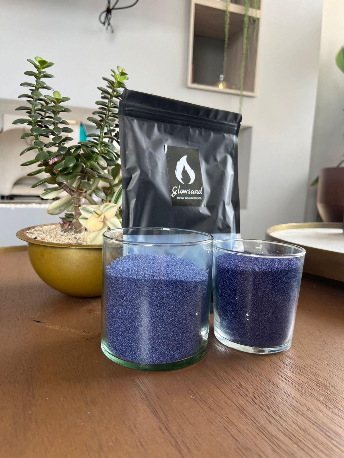 Vela en polvo Glowsand 1 Libra +10 Mechas