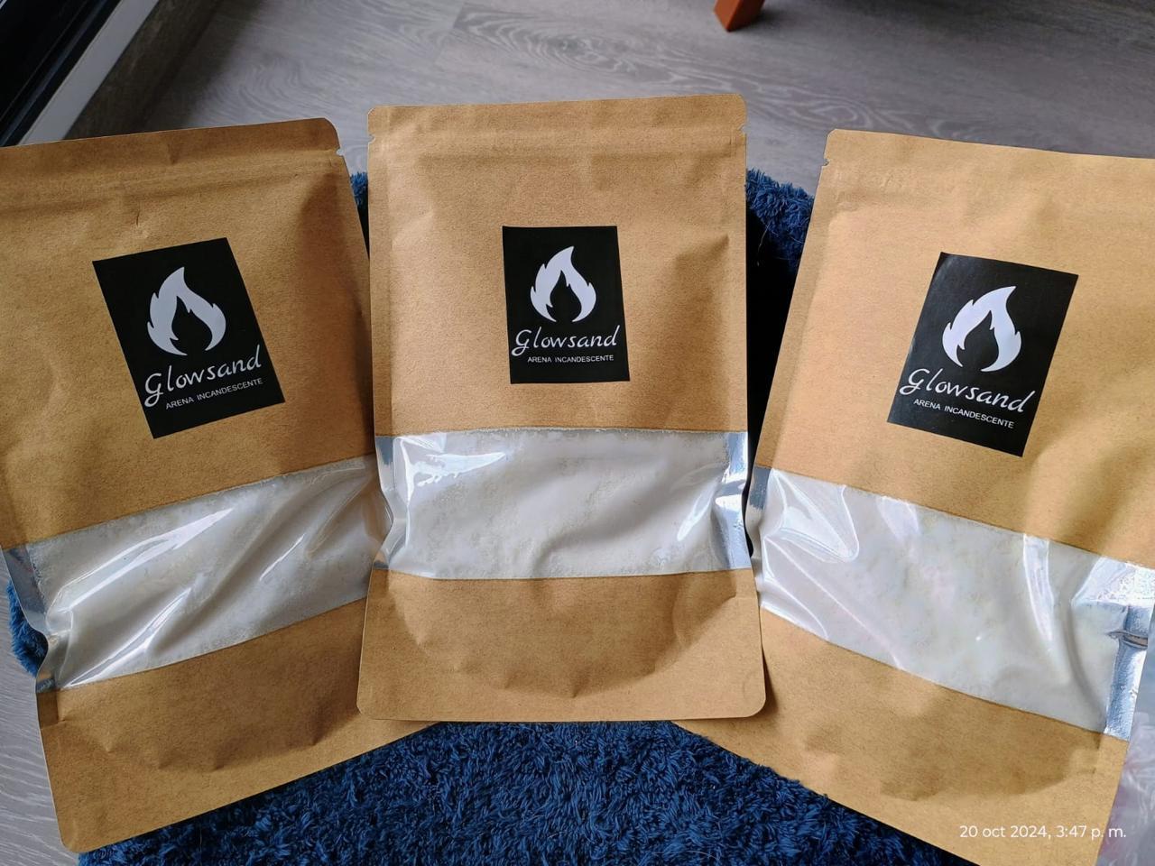 Vela en polvo Glowsand 1 Libra +10 Mechas