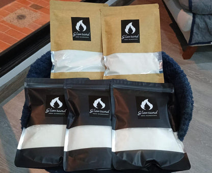 Vela en polvo Glowsand 1 Libra +10 Mechas