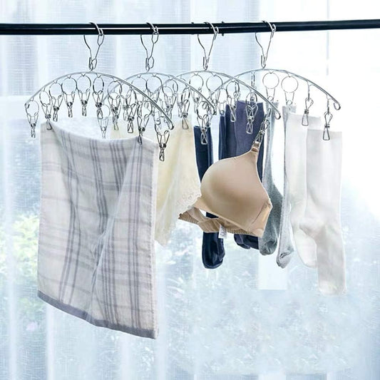 5 Ganchos de Secador de Ropa Todo en Uno